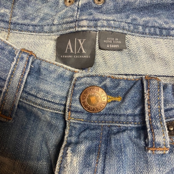 AX Armani Exchange Y2K Distressed Bootcut Jeans - Size 4S - Picture 9 of 13